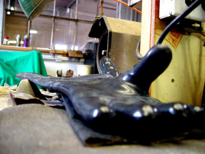 Neoprene gloves, wet bench