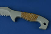 "Thunderstorm" Kevlar reinforced with brass fiber and expoxide comoposite handle material